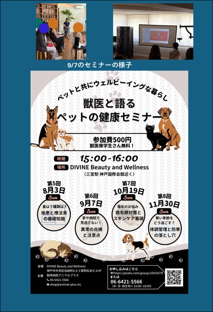 【開催報告】獣医師によるペットのセミナーを開催しました